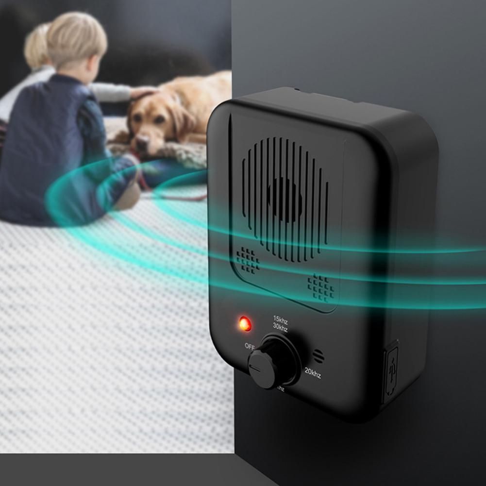 Dog Bark Stopper Deterrents Ultrasonic Stopper Bark Dog Repeller Pet Training Stop Barking Anti Noise Device Pet Supplies