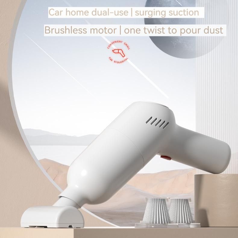 9000pa Wireless Portable Vacuum Cleaners Electric Mini Strong Suction Low Noise Vacuum Cleaner for Car Home Dual Use