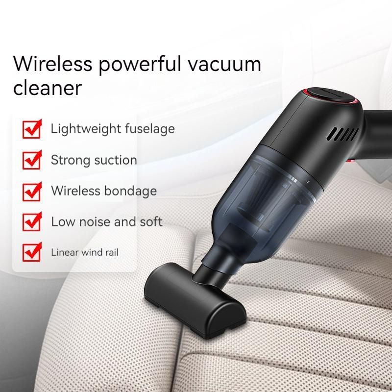 9000pa Wireless Portable Vacuum Cleaners Electric Mini Strong Suction Low Noise Vacuum Cleaner for Car Home Dual Use