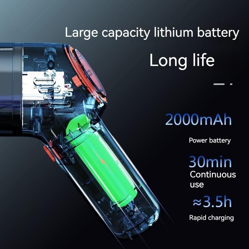 9000pa Wireless Portable Vacuum Cleaners Electric Mini Strong Suction Low Noise Vacuum Cleaner for Car Home Dual Use