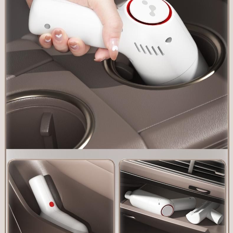 9000pa Wireless Portable Vacuum Cleaners Electric Mini Strong Suction Low Noise Vacuum Cleaner for Car Home Dual Use