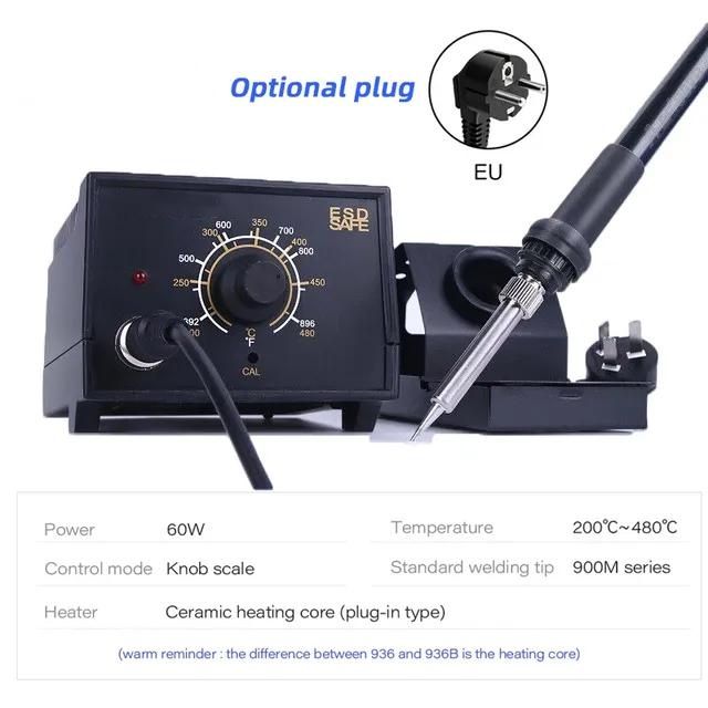 220V/110V Soldering Station 90W Industrial Anti-static Constant Temperature Digital Welding Station Electric Soldering Iron Tool