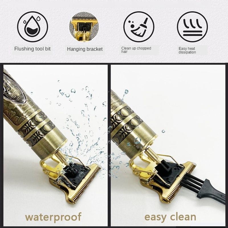 The Latest 0mm USB Rechargeable Hair Clipper Barber for Men Professional Electric Hair Trimmer Shaver Trimmer Beard Men Hair Cutting Machine