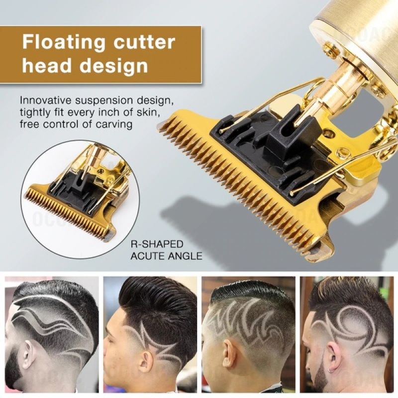 The Latest 0mm USB Rechargeable Hair Clipper Barber for Men Professional Electric Hair Trimmer Shaver Trimmer Beard Men Hair Cutting Machine