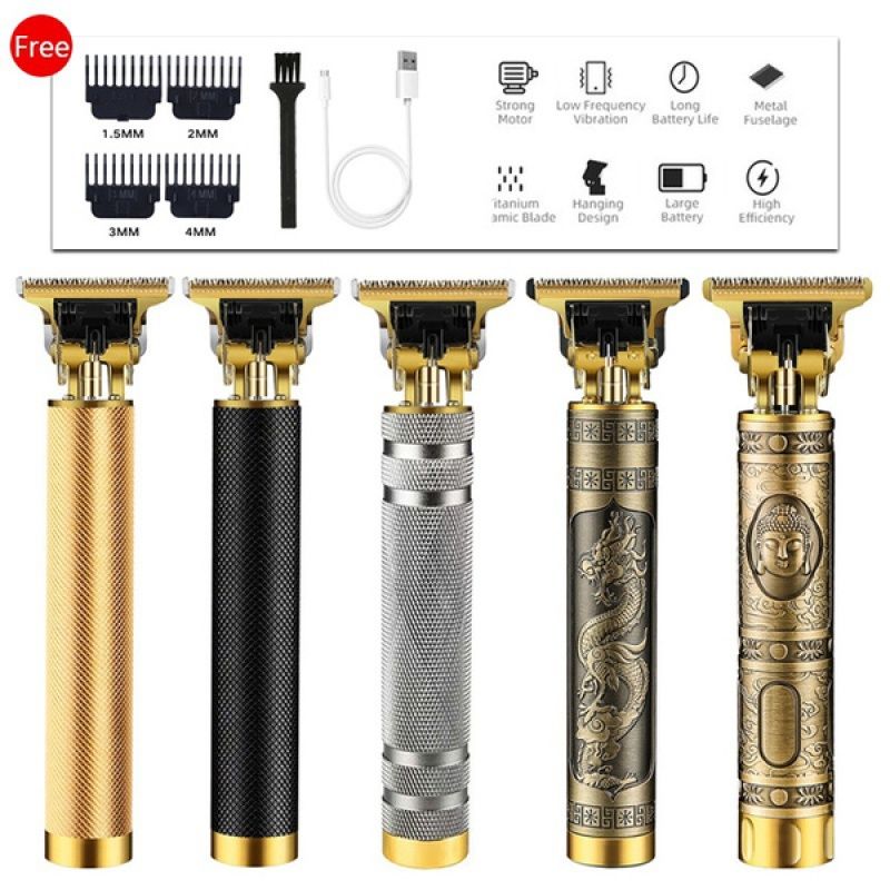 The Latest 0mm USB Rechargeable Hair Clipper Barber for Men Professional Electric Hair Trimmer Shaver Trimmer Beard Men Hair Cutting Machine