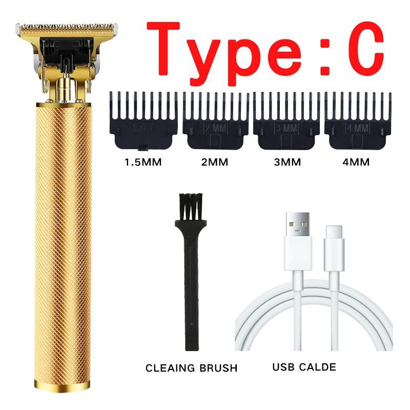 The Latest 0mm USB Rechargeable Hair Clipper Barber for Men Professional Electric Hair Trimmer Shaver Trimmer Beard Men Hair Cutting Machine
