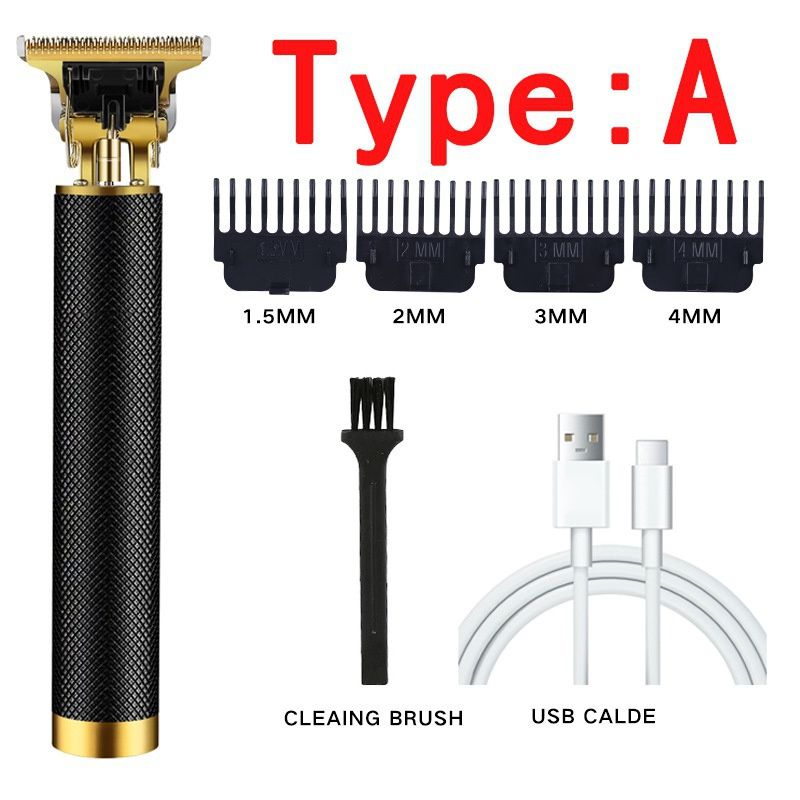 The Latest 0mm USB Rechargeable Hair Clipper Barber for Men Professional Electric Hair Trimmer Shaver Trimmer Beard Men Hair Cutting Machine