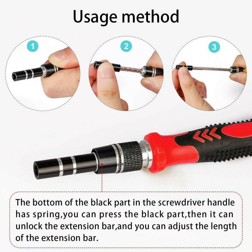 New 115 in 1 Magnetic Precision Screwdriver Set Computer Watch Phone Repair Tool Kit(115pcs/set)