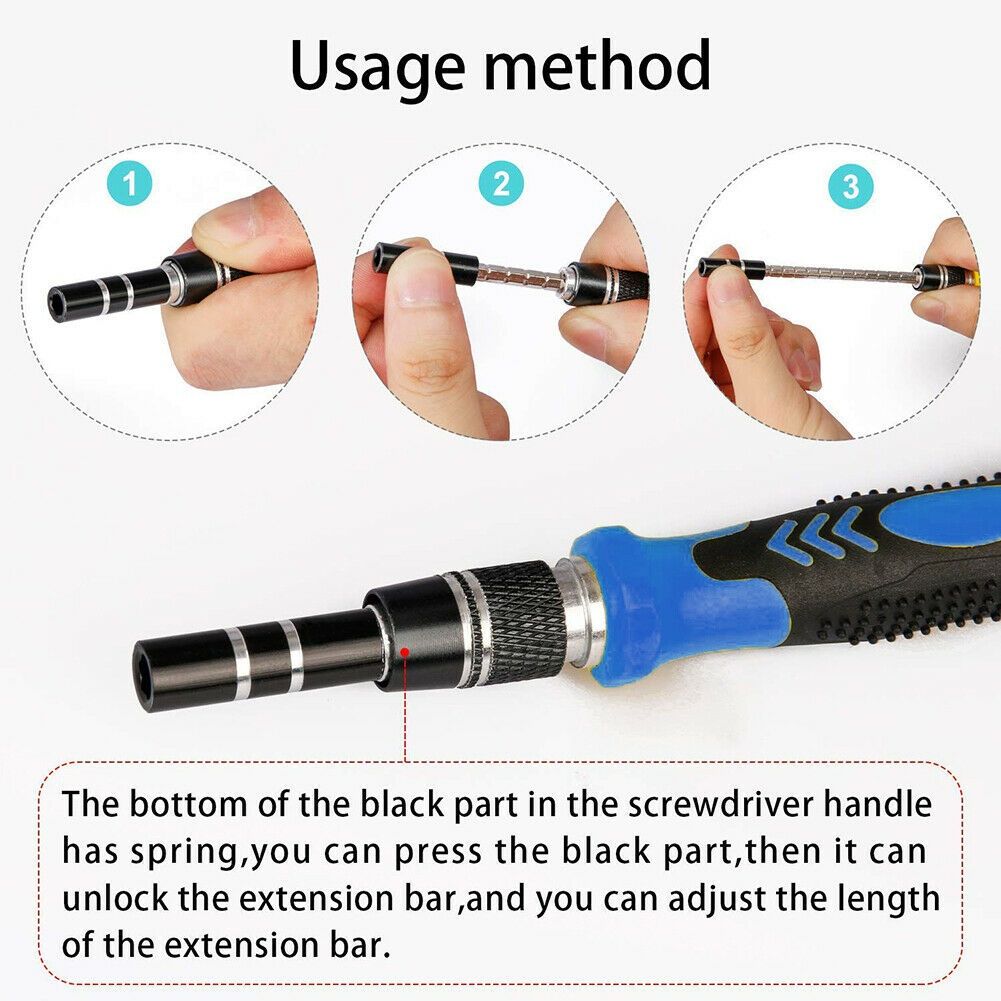 New 115 in 1 Magnetic Precision Screwdriver Set Computer Watch Phone Repair Tool Kit(115pcs/set)