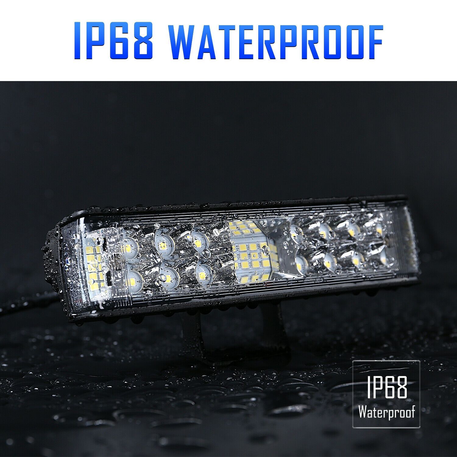 1/2pcs 7inch LED Work Light Bar Flood Spot Combo Fog Lamp Offroad Driving Truck ATV Light