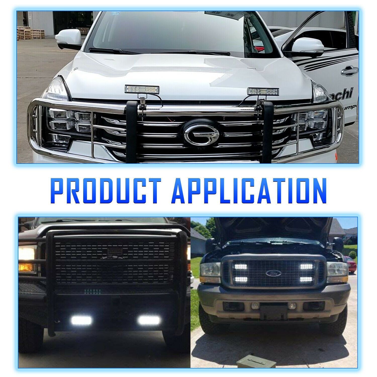 1/2pcs 7inch LED Work Light Bar Flood Spot Combo Fog Lamp Offroad Driving Truck ATV Light