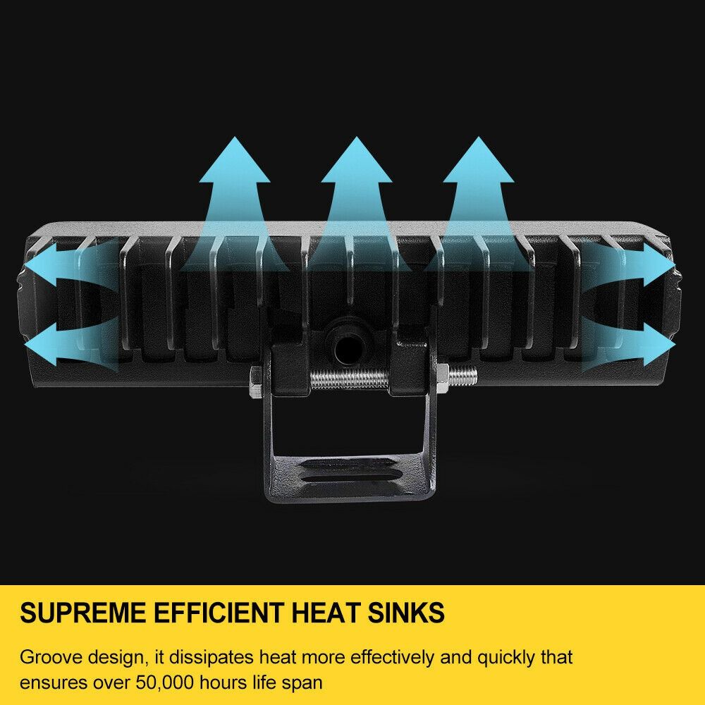 1/2pcs 7inch LED Work Light Bar Flood Spot Combo Fog Lamp Offroad Driving Truck ATV Light