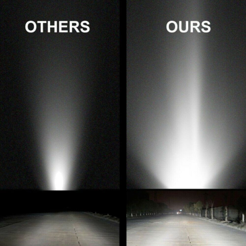 1/2pcs 7inch LED Work Light Bar Flood Spot Combo Fog Lamp Offroad Driving Truck ATV Light