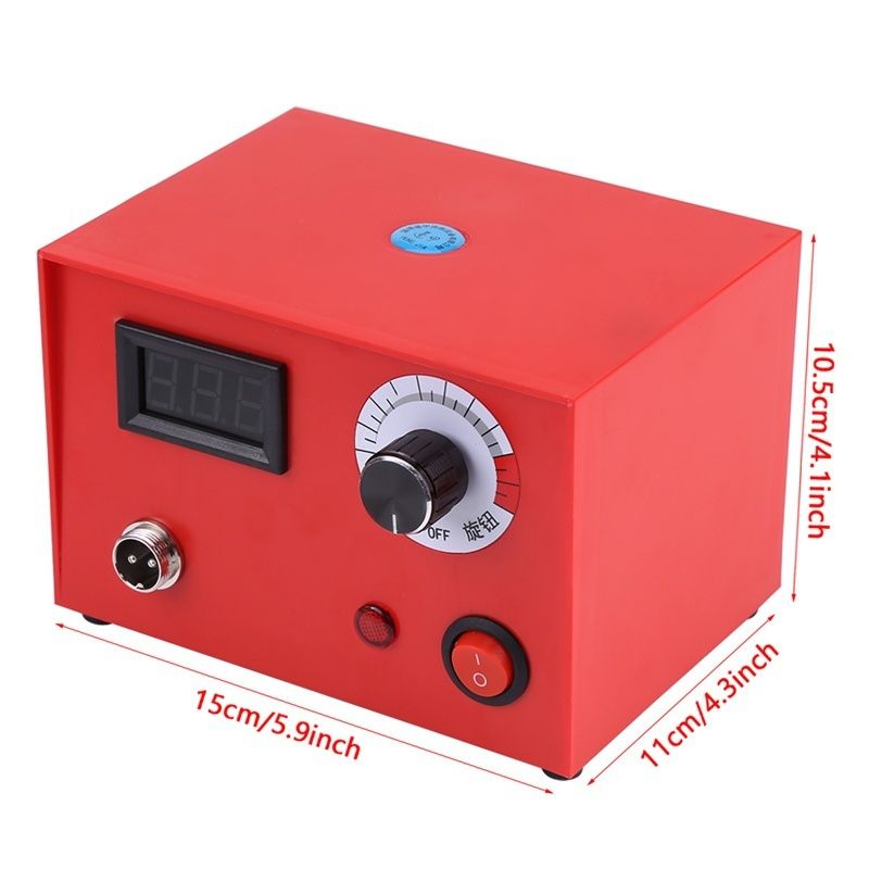 New 50W Digital Display Pyrography Pen Machine Kit Set Wood Burning Crafts Tools Tips Holder