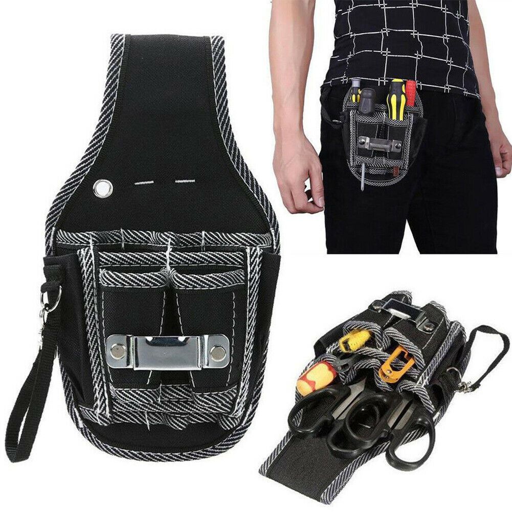 Electrician Waist Pocket Tool Pouch Belt Bag Screwdriver Kit Holder Storage Bag Car Hardware Tool Bag
