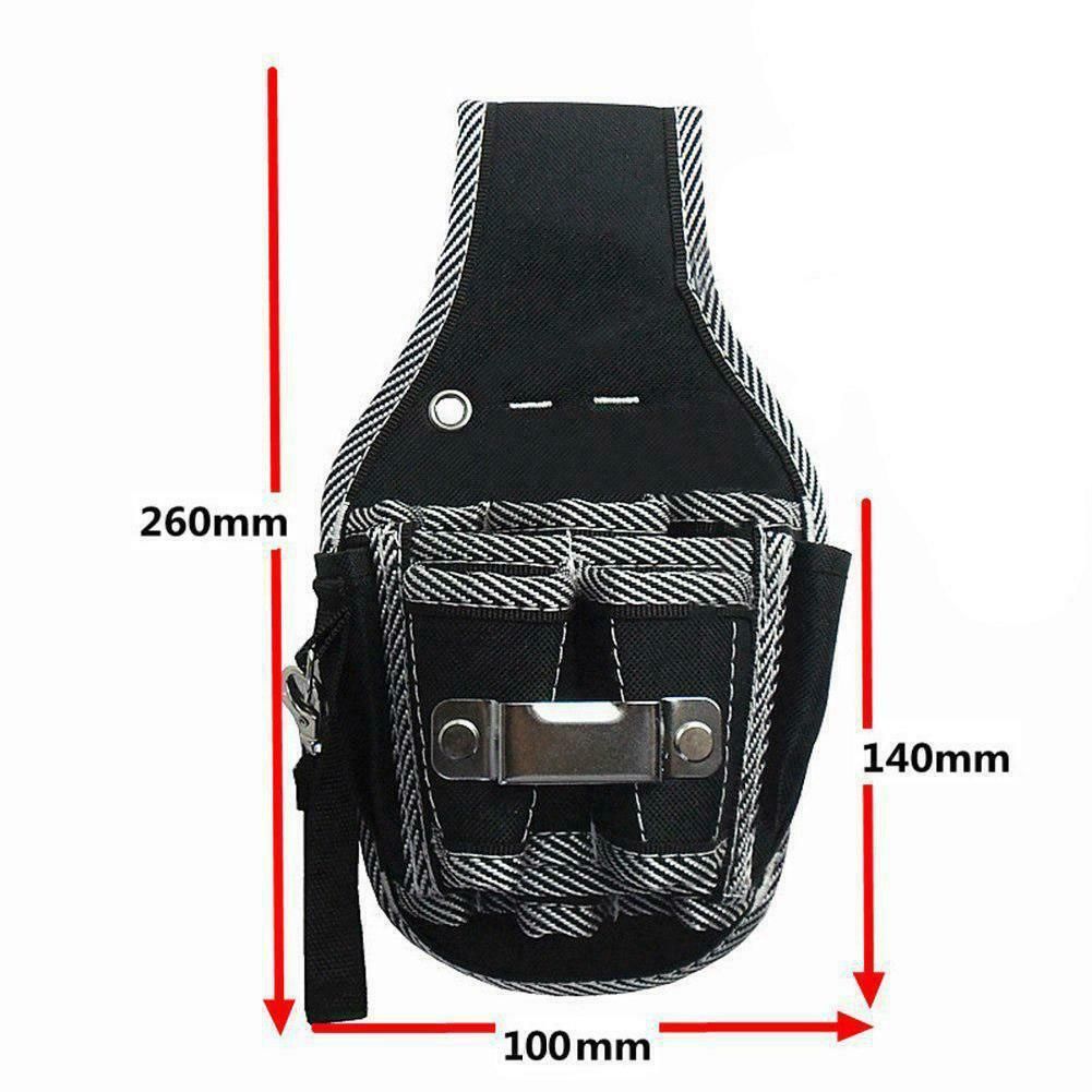 Electrician Waist Pocket Tool Pouch Belt Bag Screwdriver Kit Holder Storage Bag Car Hardware Tool Bag