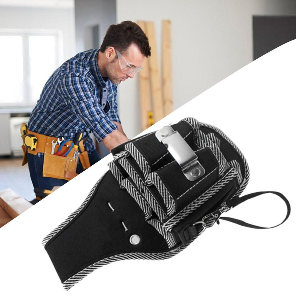 Electrician Waist Pocket Tool Pouch Belt Bag Screwdriver Kit Holder Storage Bag Car Hardware Tool Bag