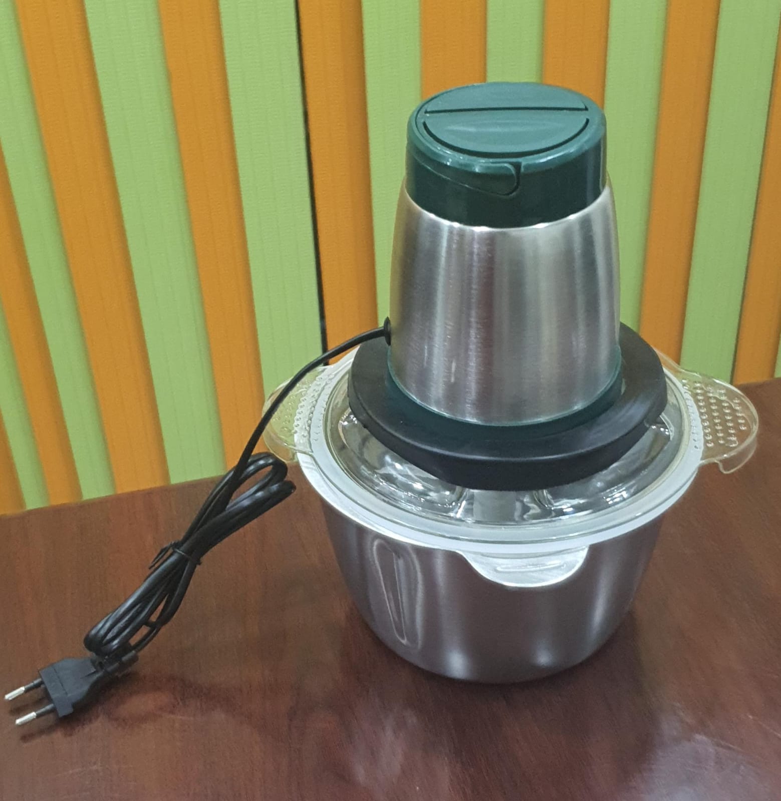 2L Multifunctional electric food chopper for grains, veges, meat grinder