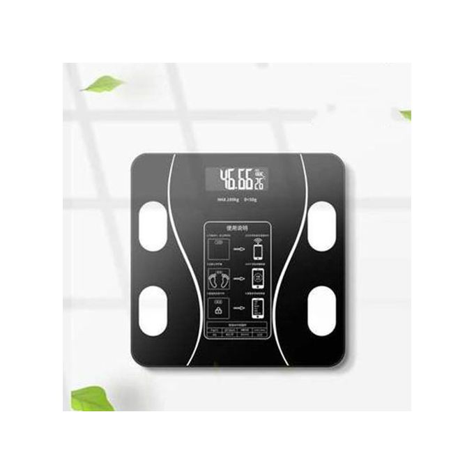Bluetooth Rechargeable Weighing Scale Free App Multi User Bathroom Smart Body Fat BMI Digital Electronic Scale
