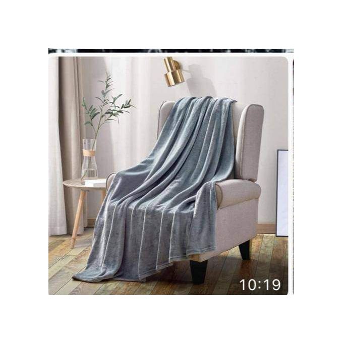 Fleece Throw Blanket(choose Your Color)-Blue,Grey,Yellow,White,Maroon,Brown