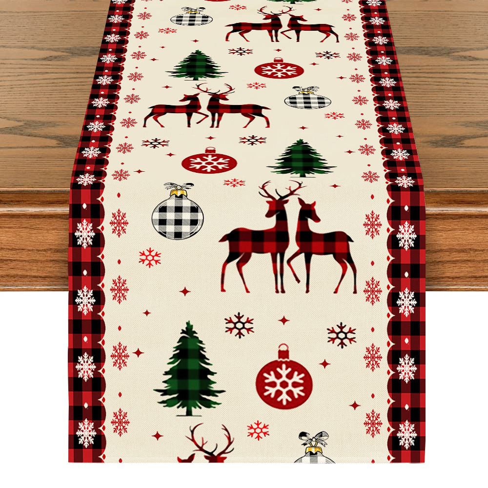 33×185cm Decorative Christmas Table Runner