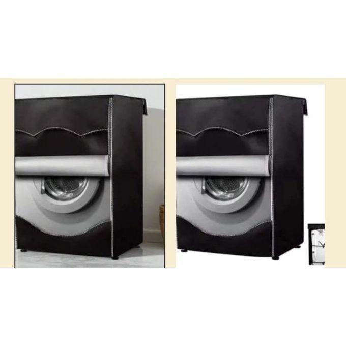 Front load washing machine cover-Black