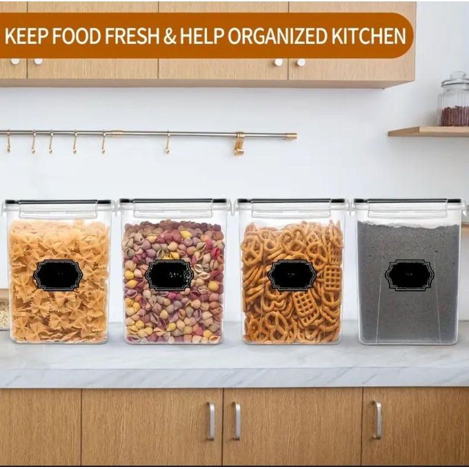 4Pcs airtight food storage containers 5.2L Each