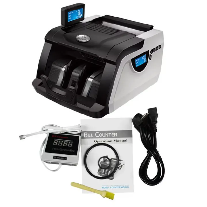 Automatic Uv Mg Portable Small Currency Check Counting Machine Bank Note Counter
