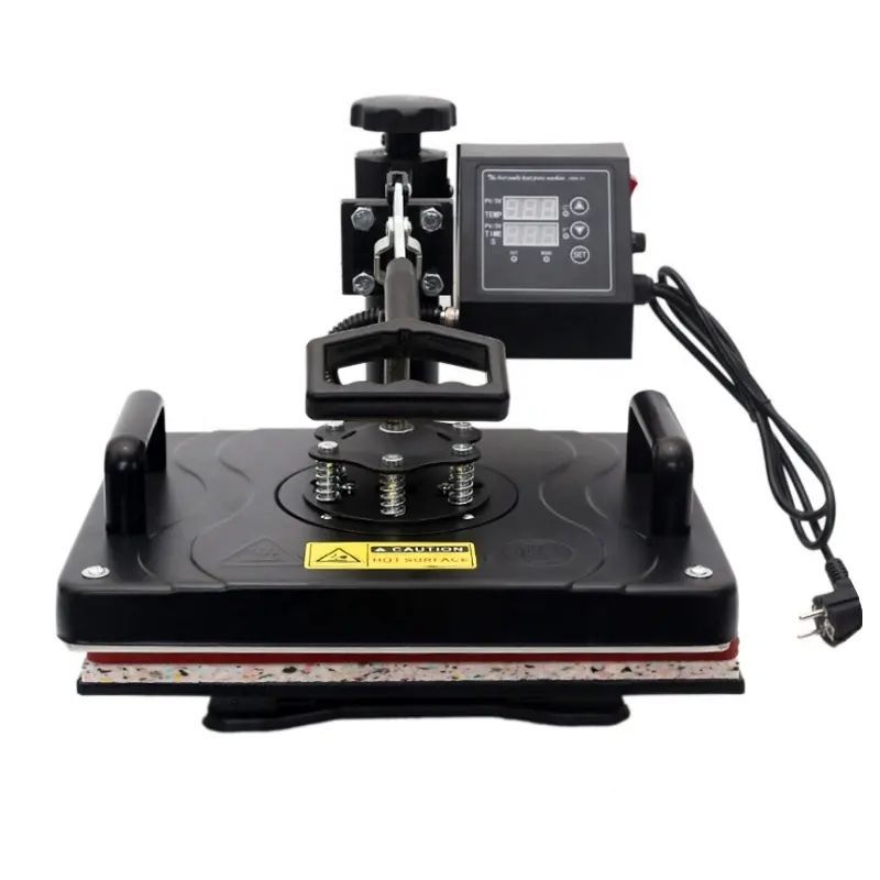 15 x 12 inch 8 in 1 heat press 1250 watt sublimation machine rotary swing shirt printing machine DIY t-shirt cap and mug