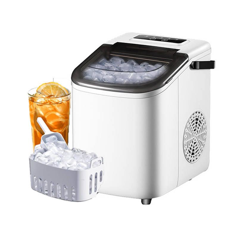 Portable ice maker 12kg/24 hours, home kitchen office party mini portable ice maker bullet ice