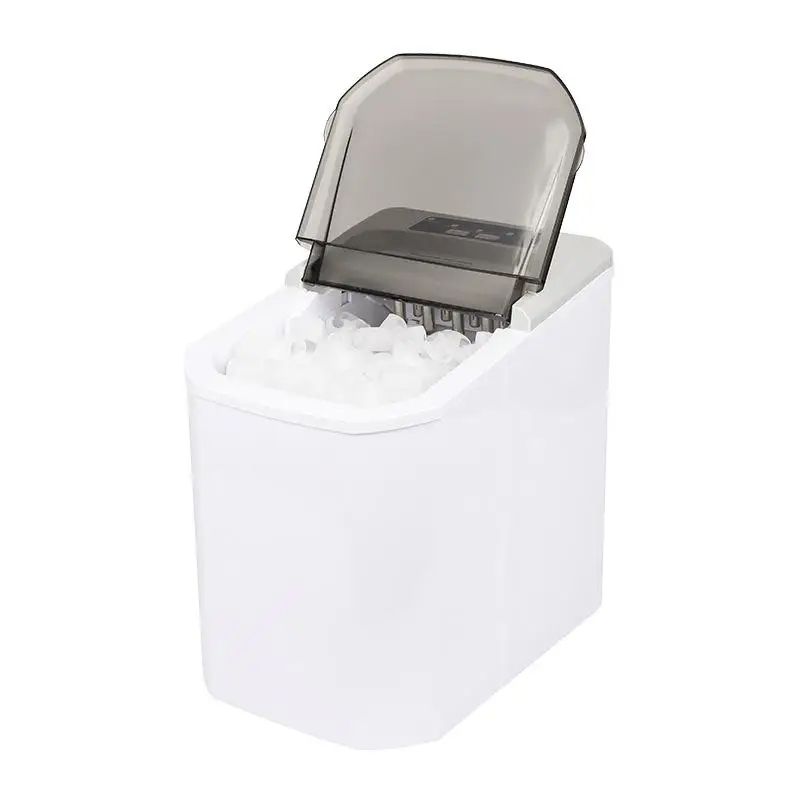 Portable ice maker 12kg/24 hours, home kitchen office party mini portable ice maker bullet ice