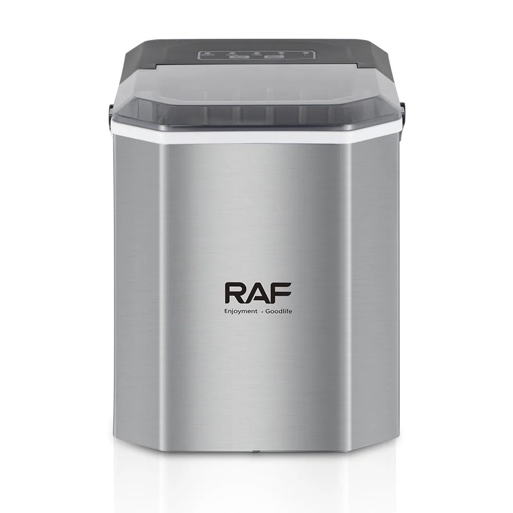 Ice Maker Machine Portable Ice Maker Ready in 8Mins 12kg/24h 9 Small Size Bullet Shaped Ices for Home/office/coffee bar