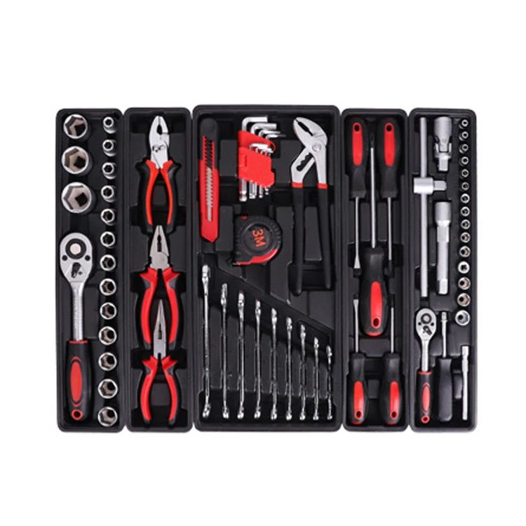 Car Repairing 168 pcs Hand Socket Security Household Auto Tools Wrench Socket Set Mechanical Metal Box Hand Tool Set box