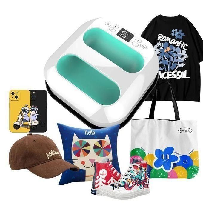 Easy Press Machine 9x9 Iron Type Heat Pess Machine for T Shirt Printing Sublimation Transfer Logo