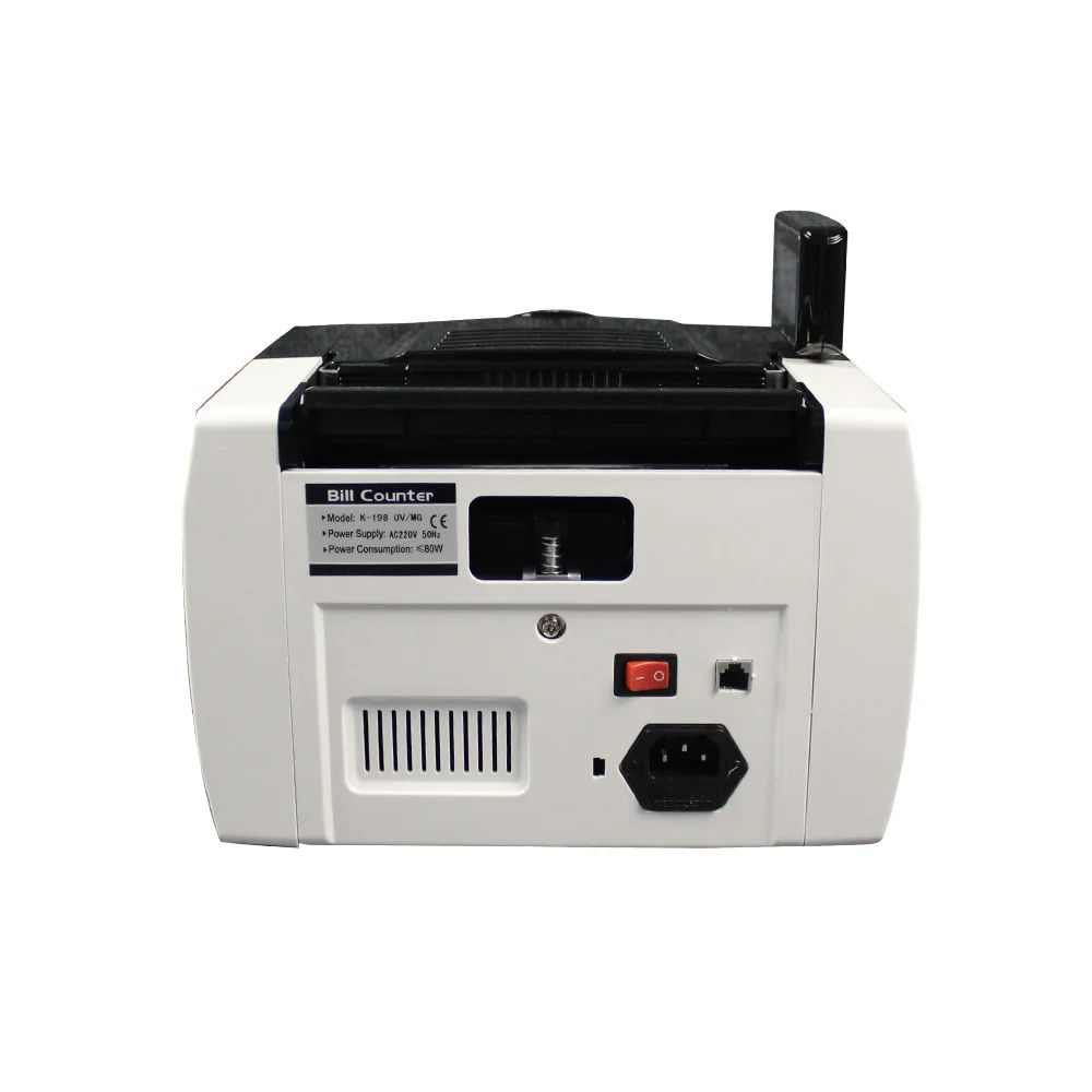 LCD Display Automatic Money Counter Machine Bank Supermarket Banknote Cash Counting Detecting