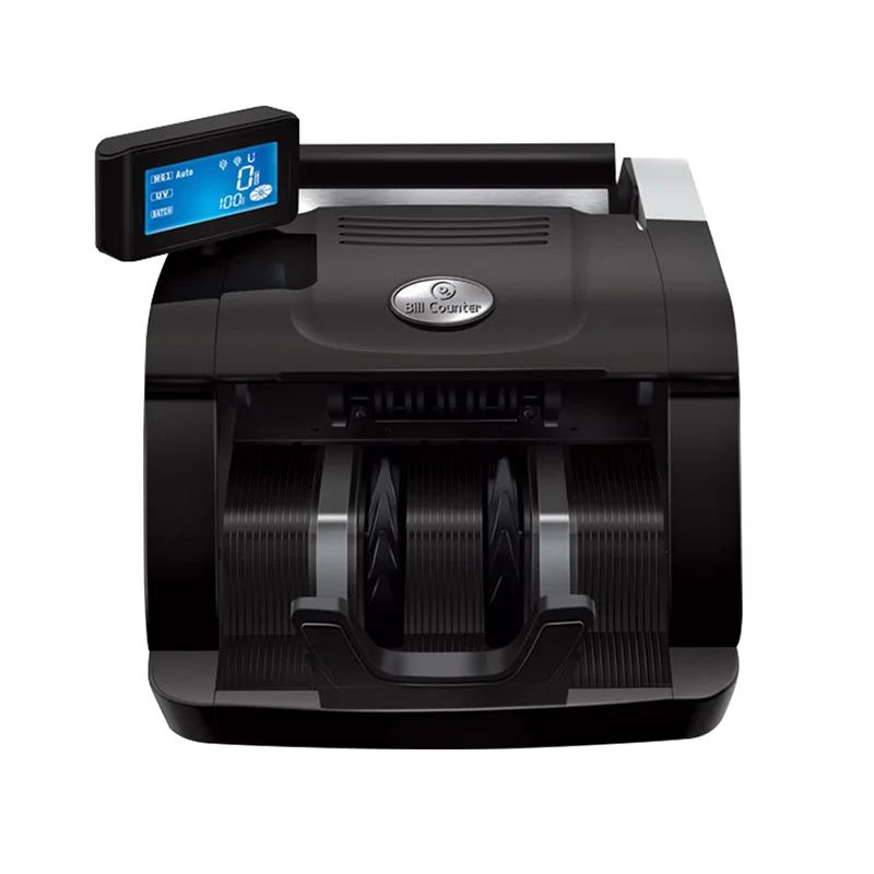LCD Display Automatic Money Counter Machine Bank Supermarket Banknote Cash Counting Detecting