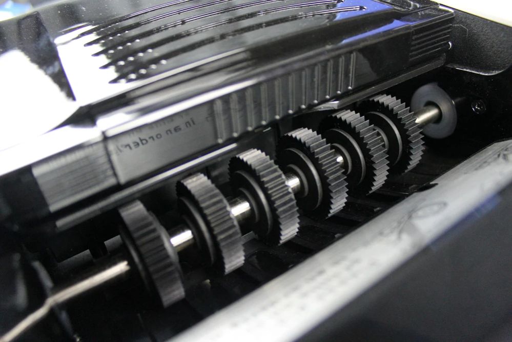 Back Loading Money Counter Automatic Half-note Detection
