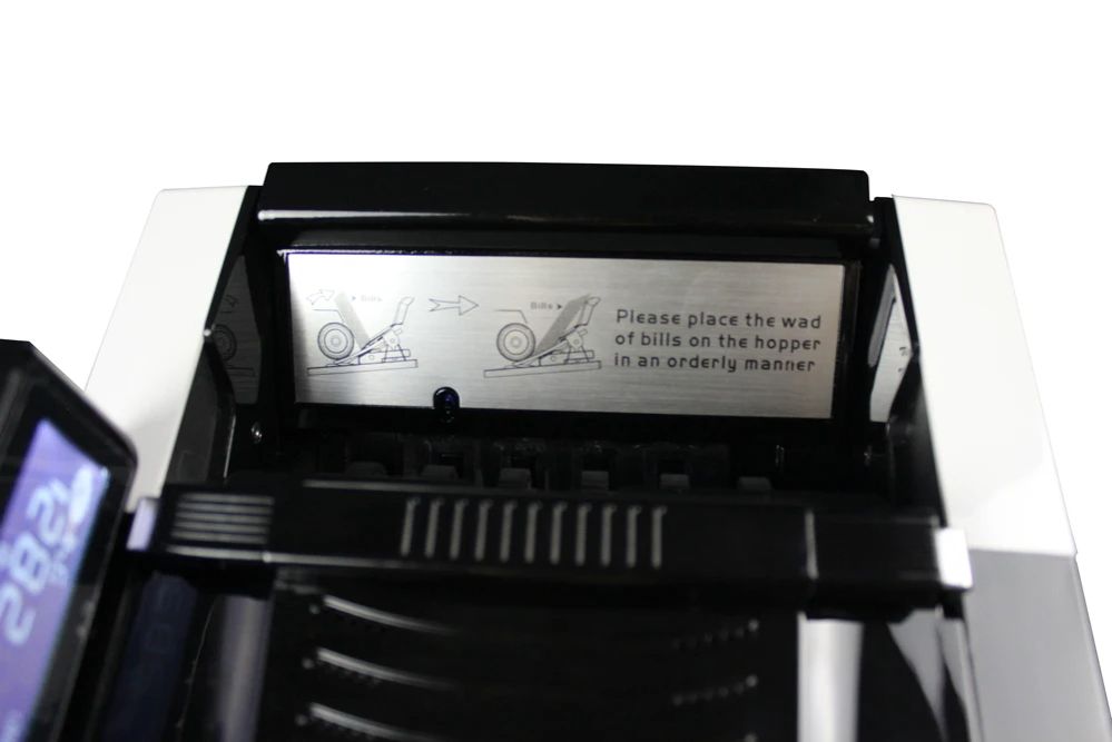 Back Loading Money Counter Automatic Half-note Detection