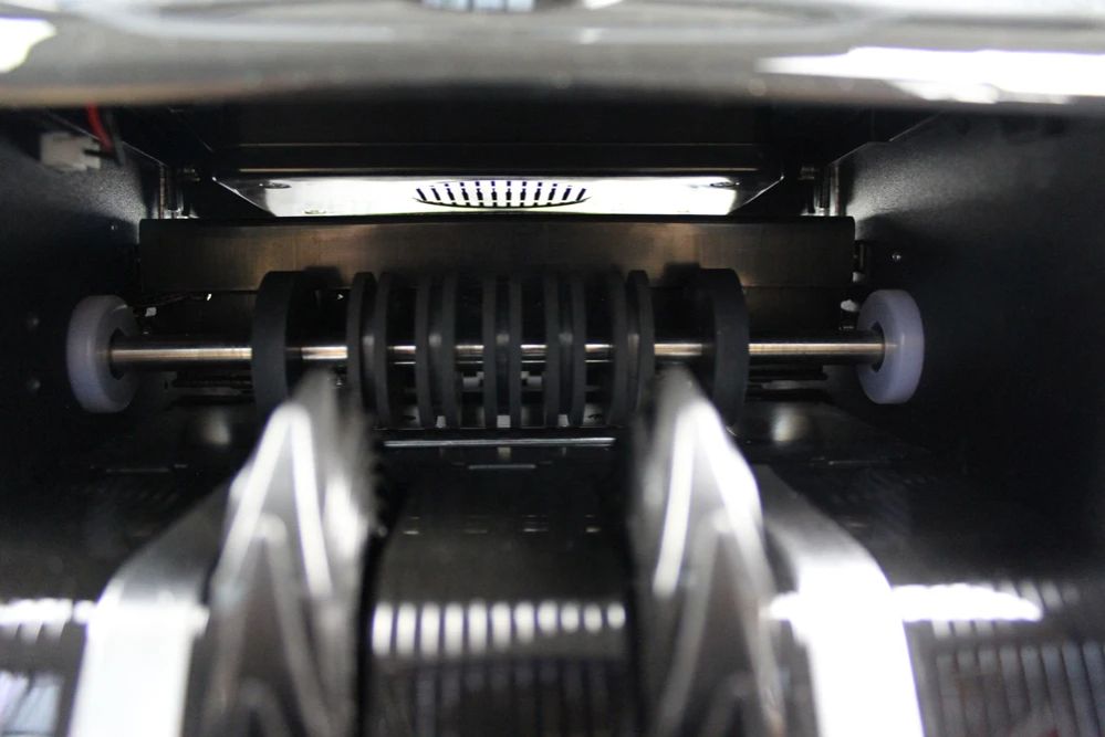 Back Loading Money Counter Automatic Half-note Detection
