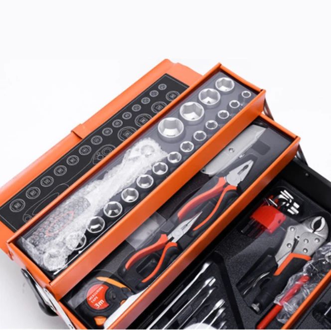 85pcs Auto Combination Tool Wrench Set Batch Head Ratchet Spanner Screwdriver Socket Set Multifunction Car Repair Tool Kit