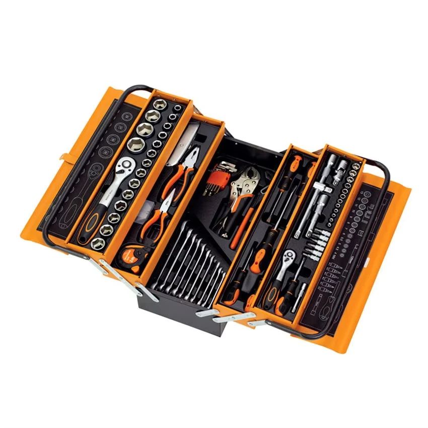85 Pcs Maintenance Mechanical Repair Tool Set Household Set Auto Repair Tools Kit Socket Wrench Set Box