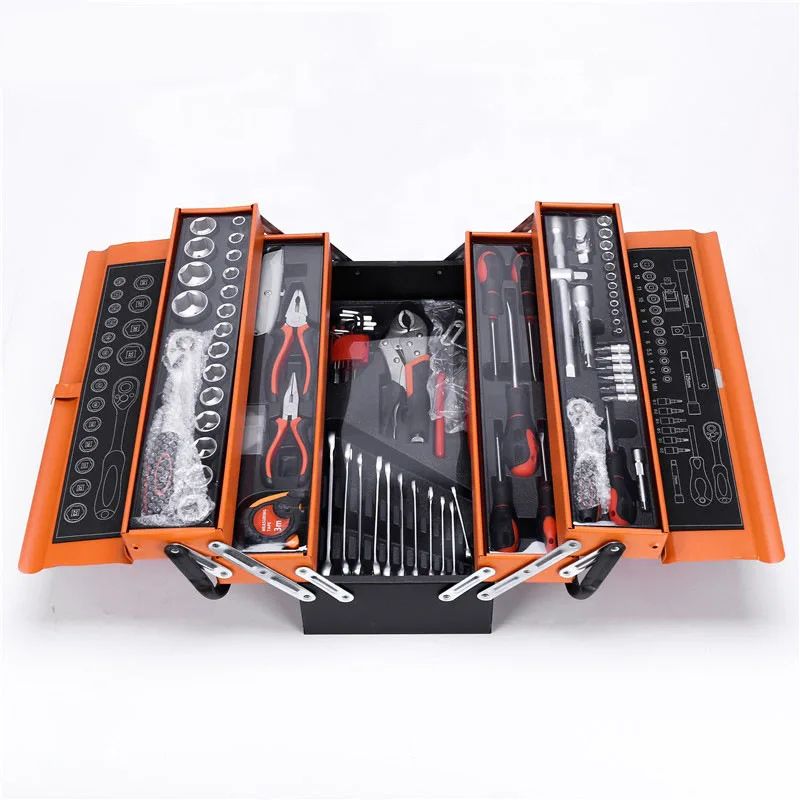 85-Piece 20V Hand Tool Box Set for Household & Auto Repair Hard Case Package