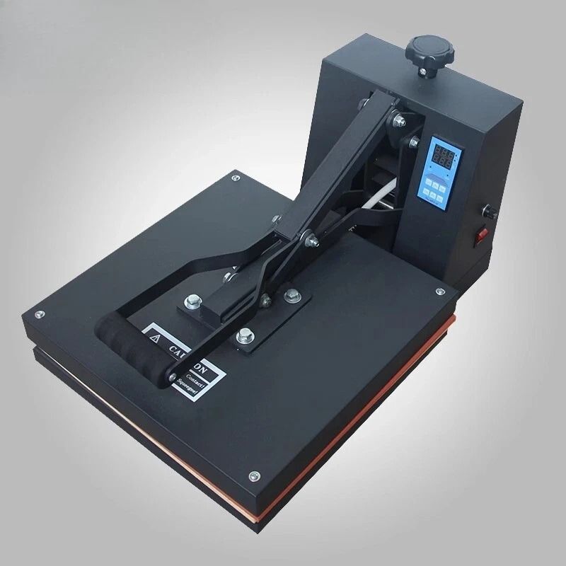 Flatbed Heat Press Machine 15”x15”, Digital Industrial Sublimation Heat Transfer Machine, Clamshell Heat Press Machine For T-Shirts