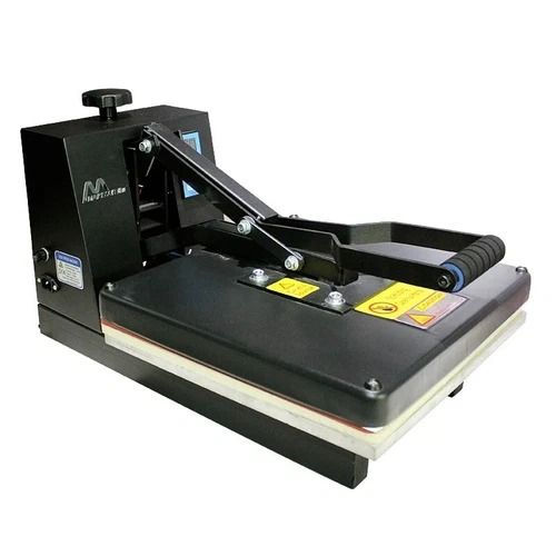 38×38cm Clamshell Heat Press Machine – Professional Flat-Bed Heat Transfer Press for T-Shirts, Fabrics & More