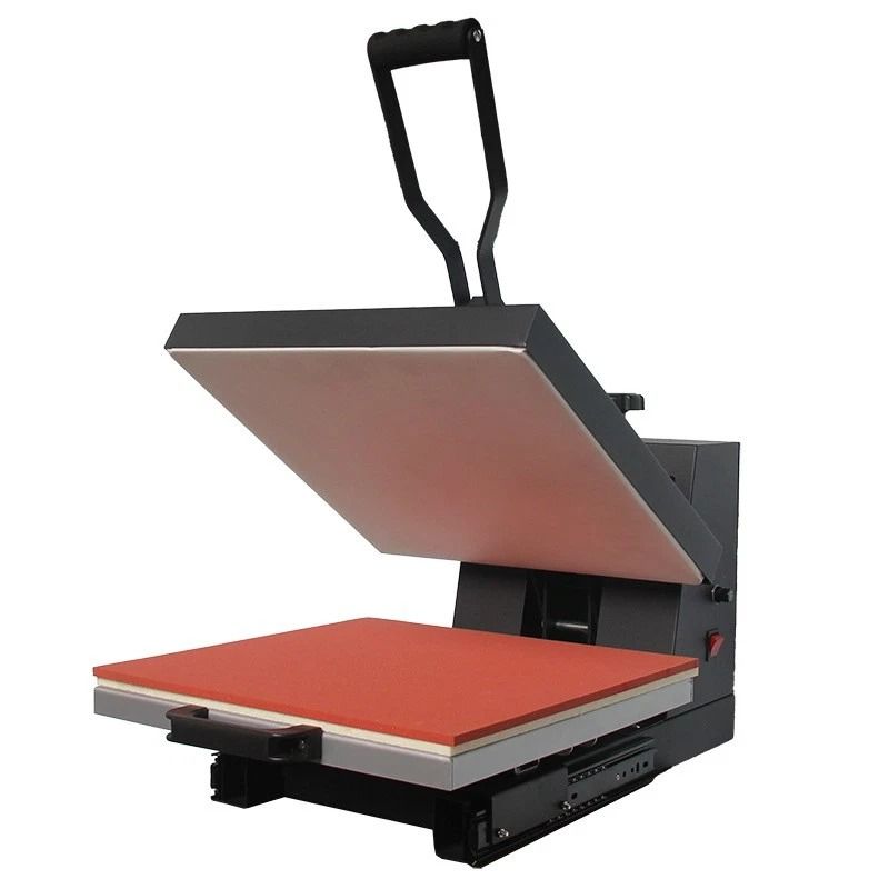 38×38cm Clamshell Heat Press Machine – Professional Flat-Bed Heat Transfer Press for T-Shirts, Fabrics & More