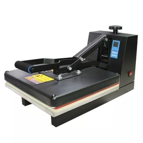 38×38cm Clamshell Heat Press Machine – Professional Flat-Bed Heat Transfer Press for T-Shirts, Fabrics & More