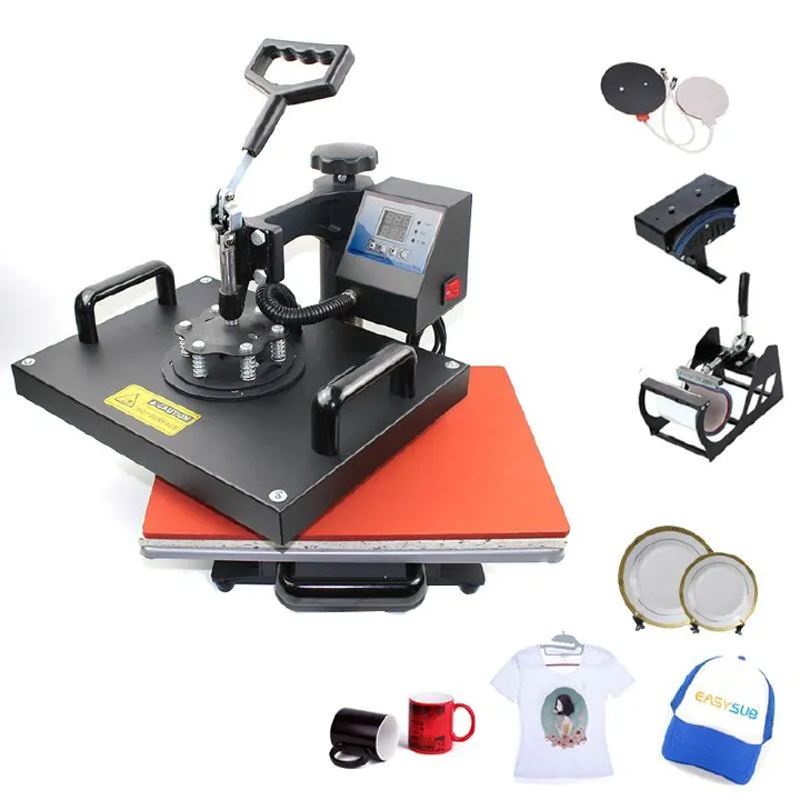 8 in 1 Heat Press Machine Pen/Mug/Ball/Shoes Transfer T Shirt Printing Sublimation Machine