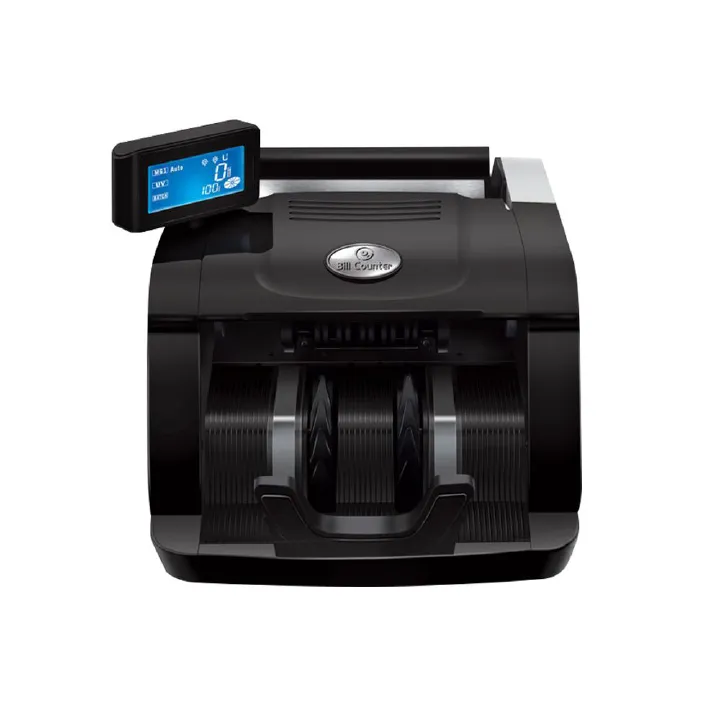 Professional Uv Mg Money Checker Currency Counting Machine Bill Counter With Double Screen