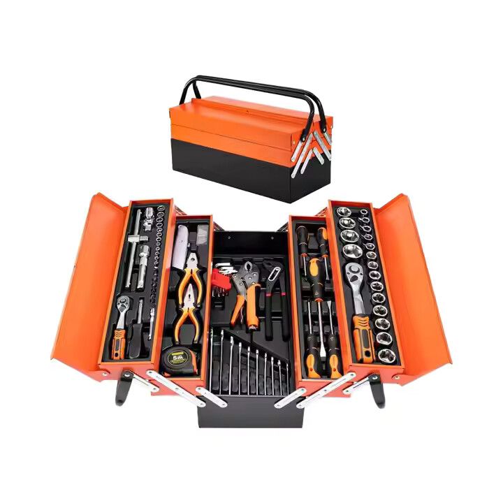 Heavy Duty 85 Pcs Professional Combination Wrench Complete Socket Kit Car Repair Hand Tools Set