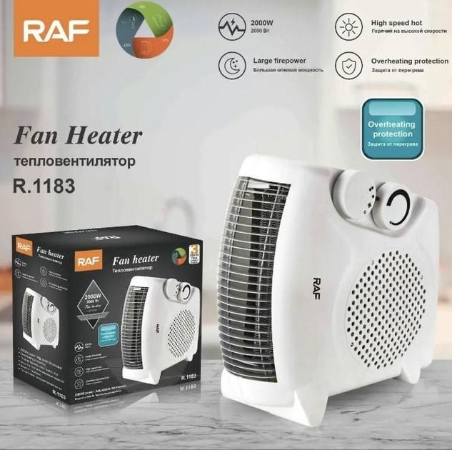 RAF Portable Electric Infrared Space Heater For Office, Home, Bed Room, Desk Use